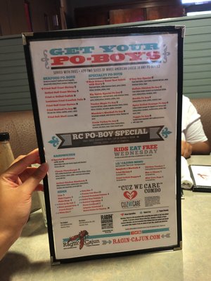 Menu photo 5 Ragin' Cajun Houston, TX