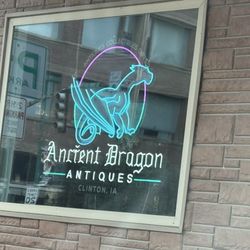 Ancient Dragon Antiques - Signage.