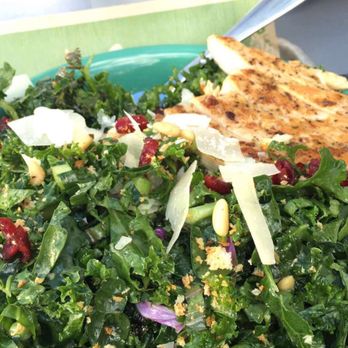 Brome Modern Eatery - Kale salad with a side of organic chicken! - Burgers Near Me - Dearborn, Michigan Brome Modern Eatery - Kale salad with a side of organic chicken! - Burgers Near Me - Dearborn, Michigan