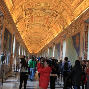 Musei Vaticani - The long gallery between the entrance and the Sistine Chapel. - Museums Near Me - Rome, RM