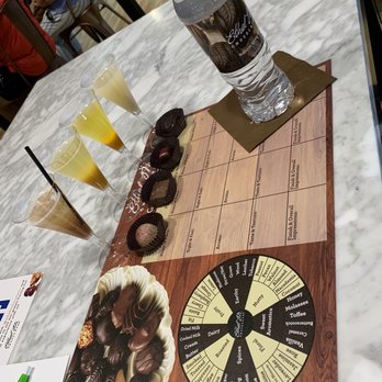 Ethel M Chocolates - Four various mimosas and four different chocolates. - Botanical Gardens Near Me - Henderson, Nevada Ethel M Chocolates - Four various mimosas and four different chocolates. - Botanical Gardens Near Me - Henderson, Nevada