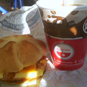 Burger King - Bacon croissanwich and Seattle's Best coffee - Fast Food Near Me - Daly City, California