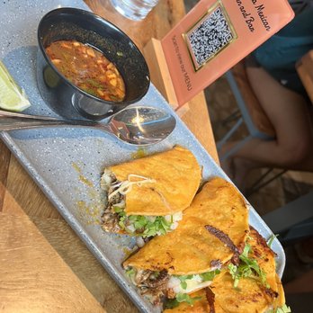El Purepecha - Birria tacos (sorry I bit one LOL) - Mexican Near Me - Philadelphia, Pennsylvania