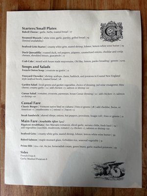Menu photo 1 The Gryphon Burlington, VT Menu photo 1 The Gryphon Burlington, VT