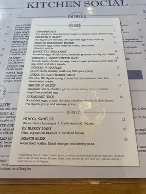 Menu photo 8 Kitchen Social Cincinnati, OH