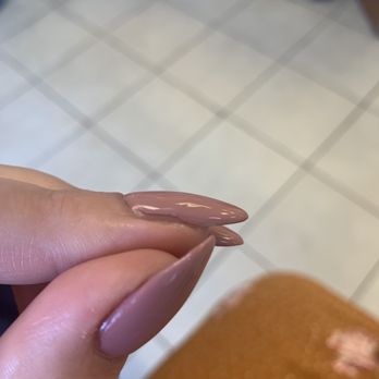 VIP Nails - Obvious poorly painted edges - Nail Salons Near Me - San Diego, California VIP Nails - Obvious poorly painted edges - Nail Salons Near Me - San Diego, California