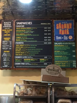 Menu photo 2 Potbelly Tempe, AZ