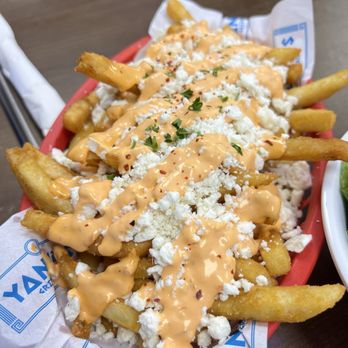 Yanni's Greek Grill - Garlic Feta Fries - Greek Near Me - Las Vegas, Nevada Yanni's Greek Grill - Garlic Feta Fries - Greek Near Me - Las Vegas, Nevada