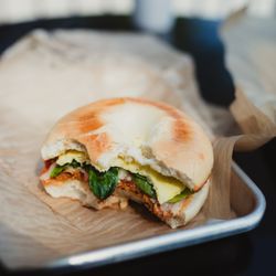 The Thirsty Goat - Bagel Sandwich