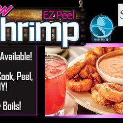 Western Edge Seafood Outlet - Canonsburg - Shell on, de-veined Shrimp are a great addition to any seafood boil, as they hold in the shrimp flavor & seasoning so well!