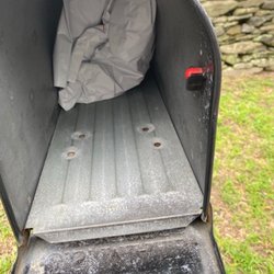 US Post Office - How much more can one stuff inside ?     My mailbox is not a clown car !
