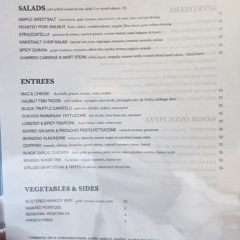 Sweetsalt - Dinner menu 4/21/83 - Sandwiches Near Me - Toluca Lake, California