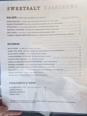 Menu photo 2 Sweetsalt Toluca Lake, CA