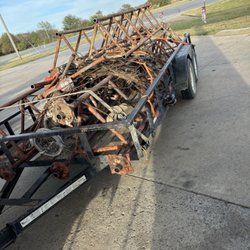 Wild West Junk Removal and Lawncare - Radio tower demo