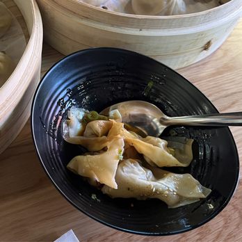 Dough Zone Dumpling House - Fried wontons in chili oil - Dim Sum Near Me - San Jose, California Dough Zone Dumpling House - Fried wontons in chili oil - Dim Sum Near Me - San Jose, California