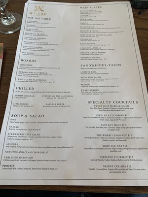 Menu photo 8 The Wharf Warren, RI