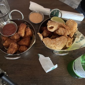 Ball & Chain - Fried Cheese with Guava Rum sauce and chicharrones - Music Venues Near Me - Miami, Florida