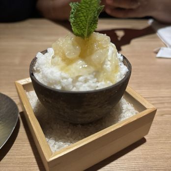 Konban - Yuzu shaved ice cream - Izakaya Near Me - New York, New York