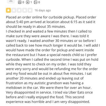 Trapper's Sushi - Screenshot of previous unanswered review left over two weeks ago - Sushi Bars Near Me - Covington, Washington Trapper's Sushi - Screenshot of previous unanswered review left over two weeks ago - Sushi Bars Near Me - Covington, Washington