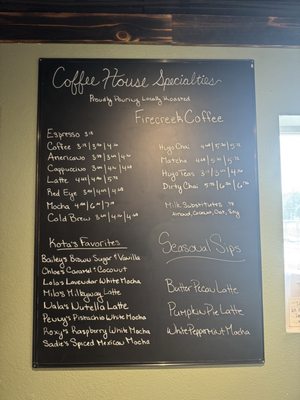 Menu photo 7 Kota's Coffee House Munds Park, AZ