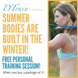 DTrain Fitness - New Year Special! New clients only. Offer expires 1/31/18.