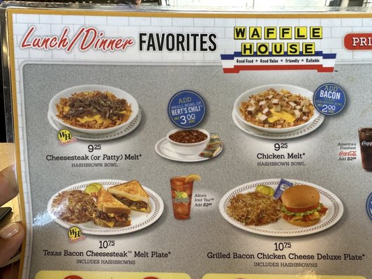 Menu photo 3 Waffle House Washington, NC