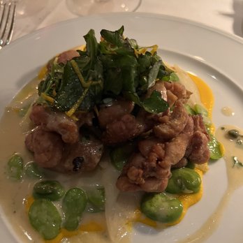 Babbo - Citrus and Fennel Dusted Sweetbreads - Italian Near Me - New York, New York