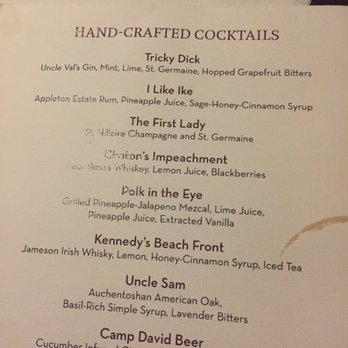 The Drum Room Lounge - The cocktail names are interesting and amusing - New American Near Me - Kansas City, Missouri The Drum Room Lounge - The cocktail names are interesting and amusing - New American Near Me - Kansas City, Missouri