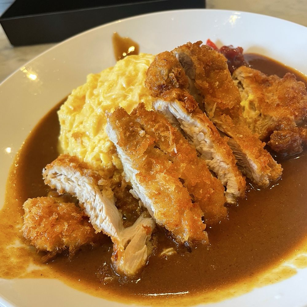 Chicken Katsu Omelette Curry