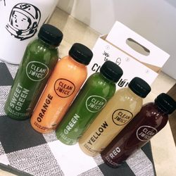 Clean Juice - 5 out of the 6 juices for the cleanse