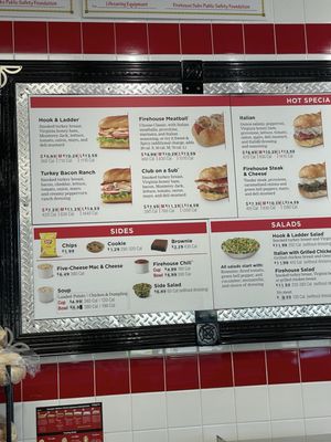 Menu photo 1 Firehouse Subs Medford, OR