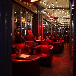 The Bull - The enclosed outdoor seating area