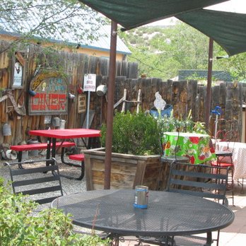 Java Junction - outdoor seating - Bed & Breakfast Near Me - Madrid, New Mexico