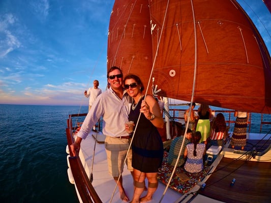 Sailing Montauk's Catamaran Mon Tiki by null