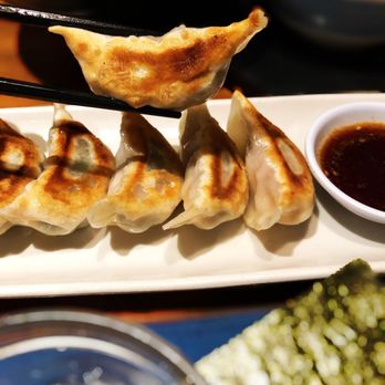 G-men Ramen - Pan Fried Ebi Gyoza - Ramen Near Me - Richmond, British Columbia G-men Ramen - Pan Fried Ebi Gyoza - Ramen Near Me - Richmond, British Columbia