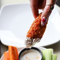 All American Sports Grill - Traditional Buffalo Wings with Ranch, Celery, and Carrots