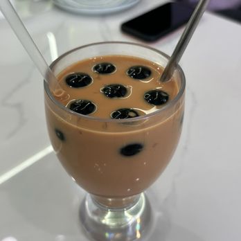 Uncle Cha Fusion Cafe - Grass jelly mega ball milk tea - Asian Fusion Near Me - Milpitas, California Uncle Cha Fusion Cafe - Grass jelly mega ball milk tea - Asian Fusion Near Me - Milpitas, California