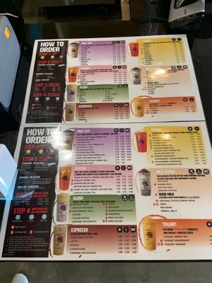Menu photo 5 Kung Fu Tea Charlotte, NC