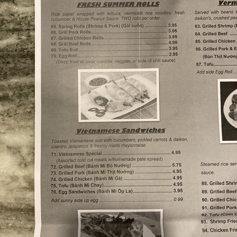 Pho 1 - a menu for a restaurant - Vietnamese Near Me - Largo, Florida Pho 1 - a menu for a restaurant - Vietnamese Near Me - Largo, Florida