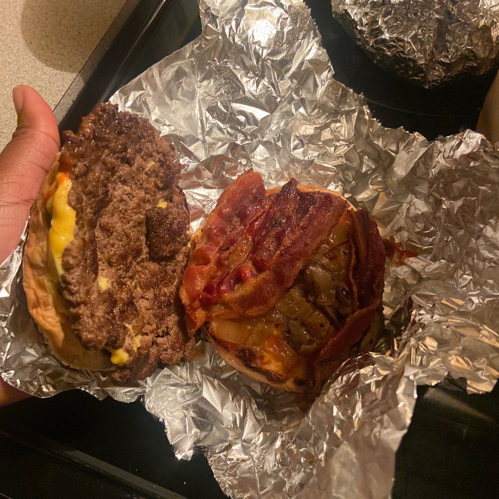 Five Guys - The not so all the way little bacon burger - Burgers Near Me - Harvey, Louisiana