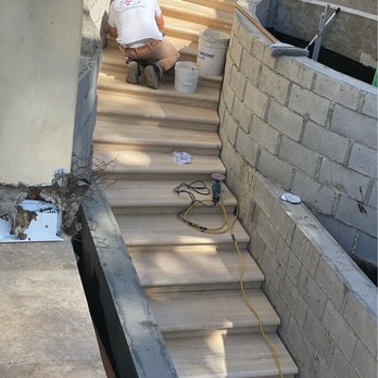 SC Stone Fabrication - 2" thick limestone stairs. Beautiful! - General Contractors Near Me - Hollister, California SC Stone Fabrication - 2" thick limestone stairs. Beautiful! - General Contractors Near Me - Hollister, California