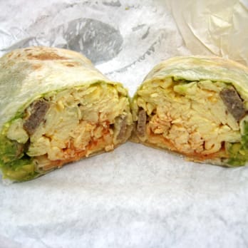 Pipes Cafe - Breakfast burrito #1 - eggs, sausage, avocado, cheese, pica sauce - American Near Me - Cardiff, California Pipes Cafe - Breakfast burrito #1 - eggs, sausage, avocado, cheese, pica sauce - American Near Me - Cardiff, California