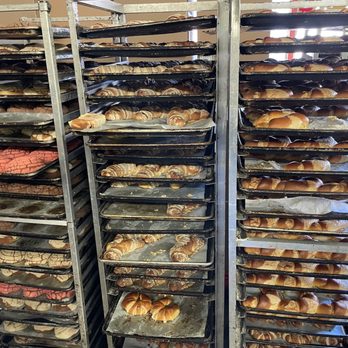 Los Reyes Bakery - racks of bread and pastries - Bakeries Near Me - Bell, California