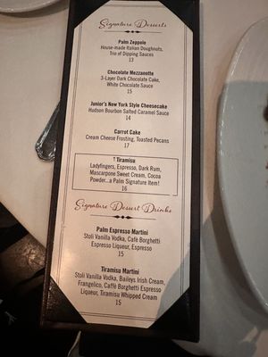 Menu photo 6 The Palm - San Antonio San Antonio, TX Menu photo 6 The Palm - San Antonio San Antonio, TX
