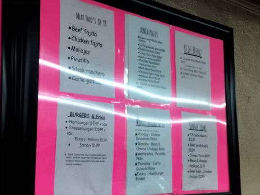 Menu photo 2 Little Taco Factory Uvalde, TX Menu photo 2 Little Taco Factory Uvalde, TX