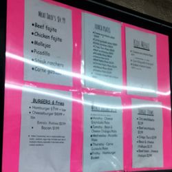 Little Taco Factory - Menu March 2025