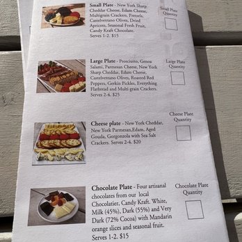 Clover Pond Vineyard - Food samplers - Wine Tasting Room Near Me - Altamont, New York