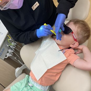 Montclair Pediatric Dentistry - Charlie relaxing while his teeth are cleaned! - Pediatric Dentists Near Me - Oakland, California Montclair Pediatric Dentistry - Charlie relaxing while his teeth are cleaned! - Pediatric Dentists Near Me - Oakland, California