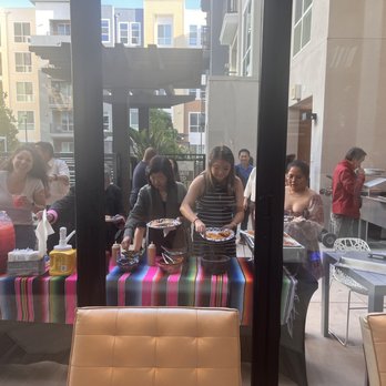 Nando's Tacos Y Mas - Catering set up with our happy guests! - Party Supplies Near Me