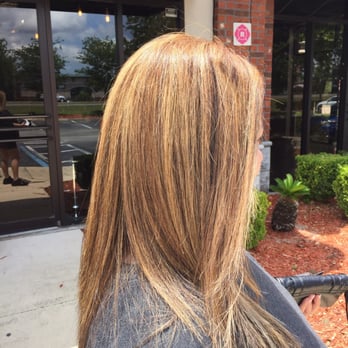 Nelson Crew Salon - Natasha from Nelson crew salon did a great job dyeing my hair blonde! I'm so pleased and happy and never disappointed with her - Hair Extensions Near Me - Jacksonville, Florida